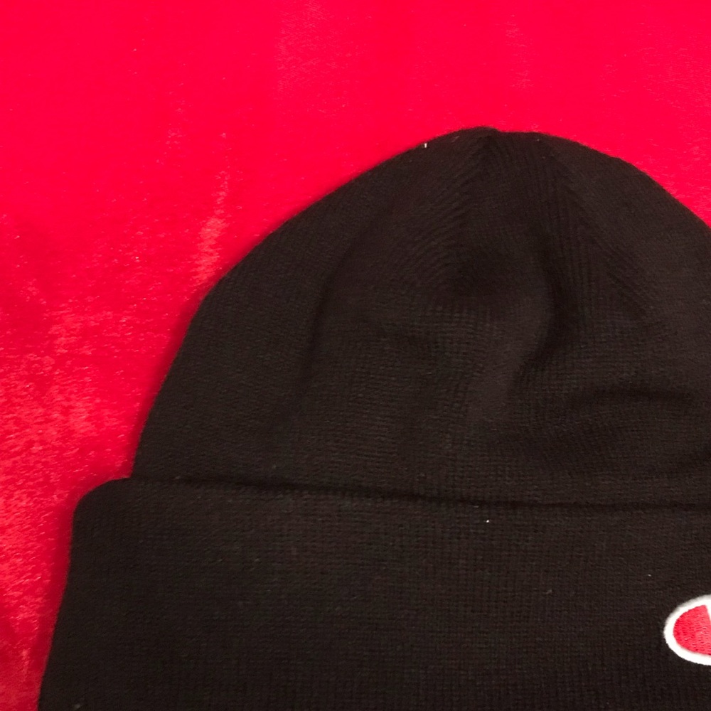 New Black Unisex Champion Beanie
